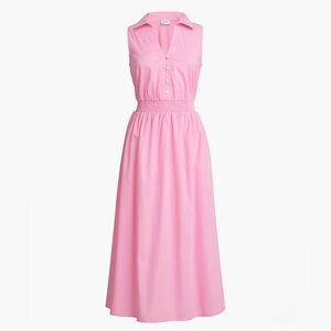 J. Crew Pink Midi Dress